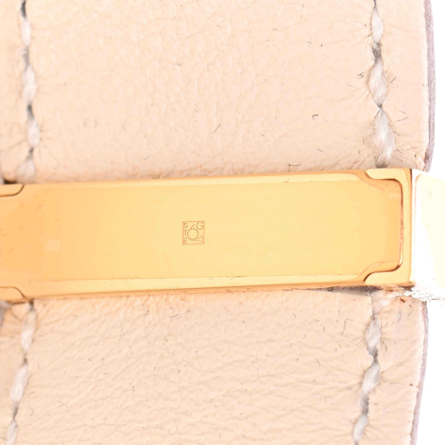 Hermes Wicker Swift Medor Picnic Earrings GM Nata 4 of 5
