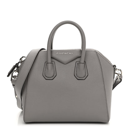 Givenchy Sugar Goatskin Mini Antigona Pearl Grey 1 of 11