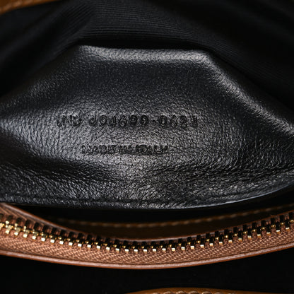 Saint Laurent Calfskin Y Quilted Monogram Small Loulou Chain Satchel Dark Natural 7 of 11
