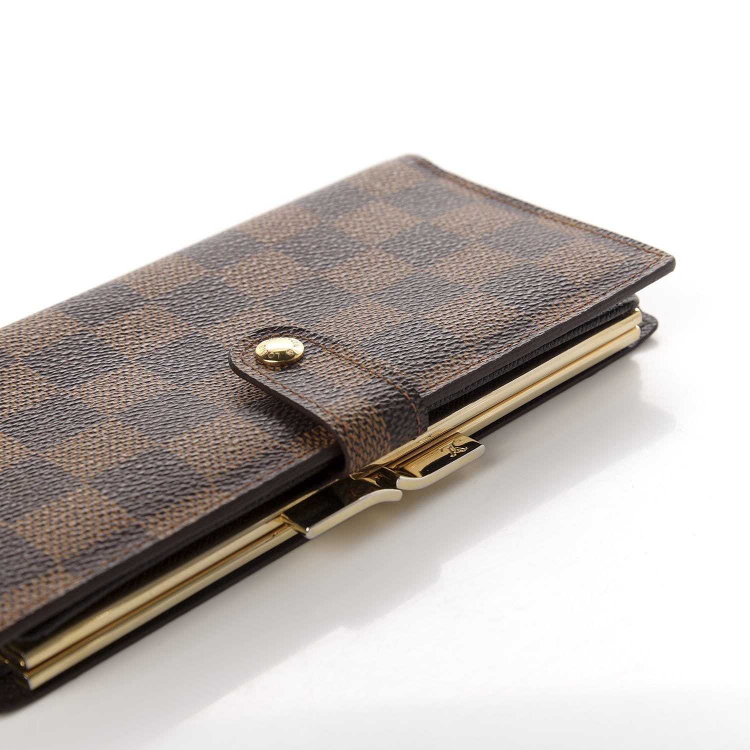Louis Vuitton Damier Ebene Continental French Purse Wallet 8 of 8