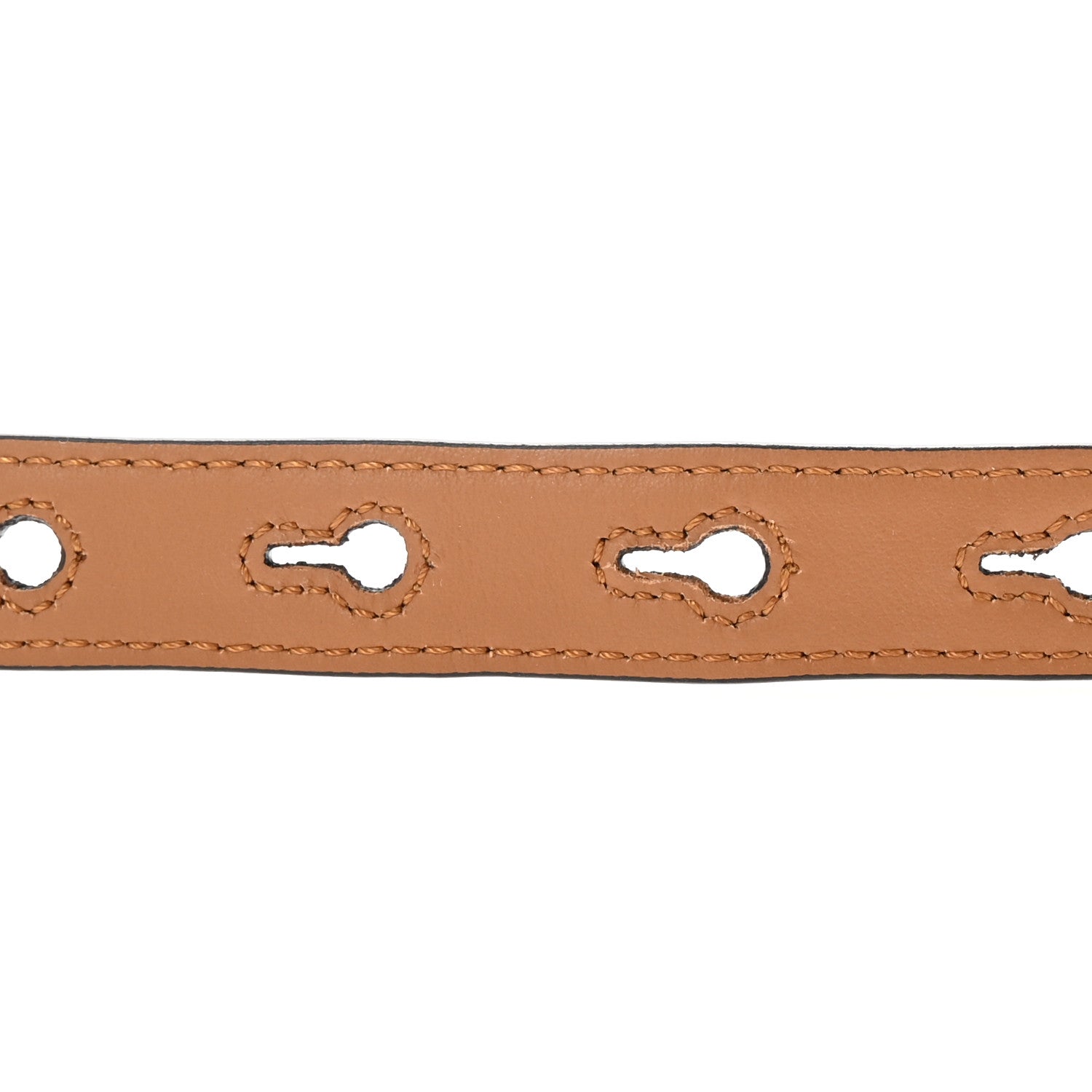 Fendi Vitello Cruise FF 20mm Belt 90 36 Caramello 4 of 6