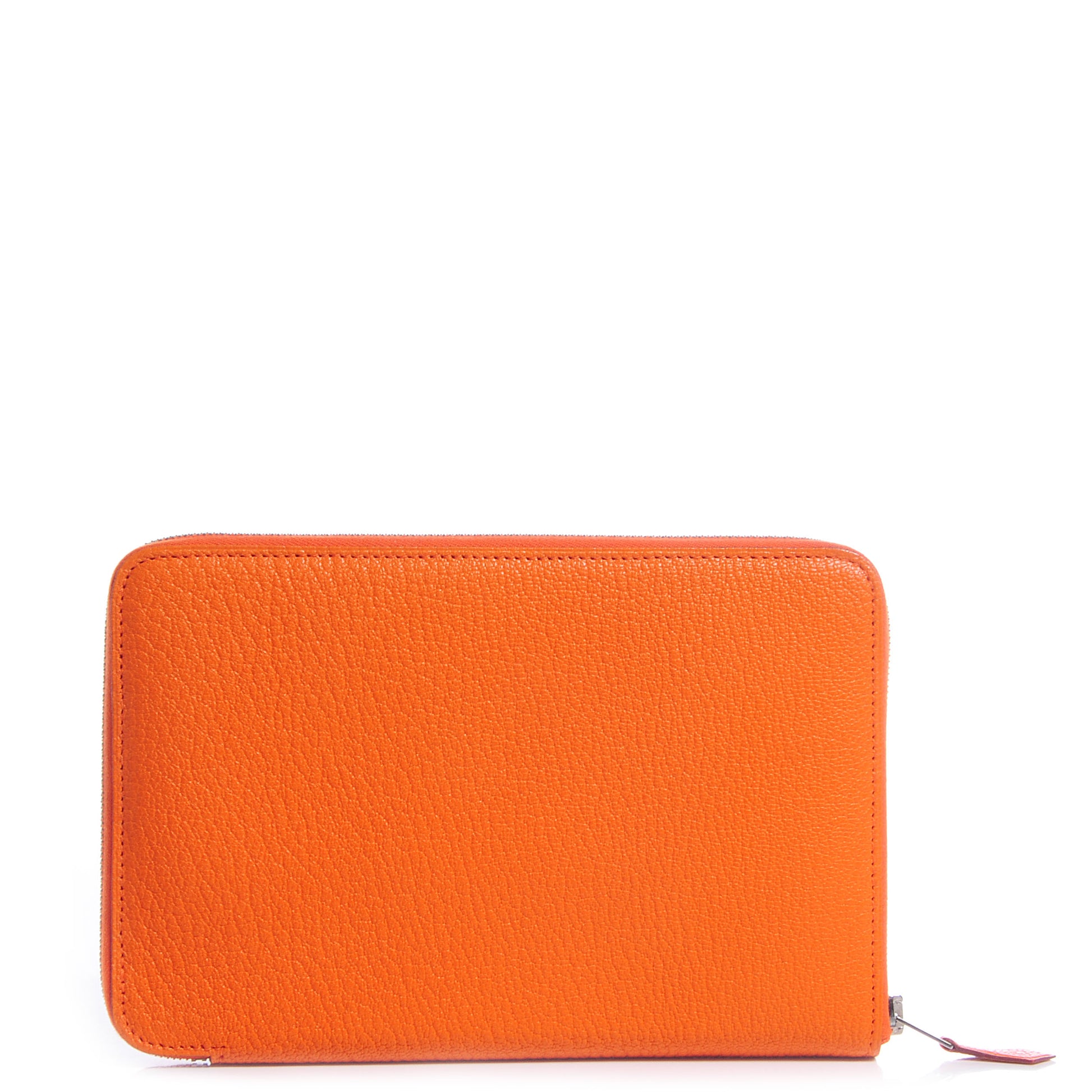 Hermes Chevre Mysore Azap GM Combined Wallet Orange 1 of 7