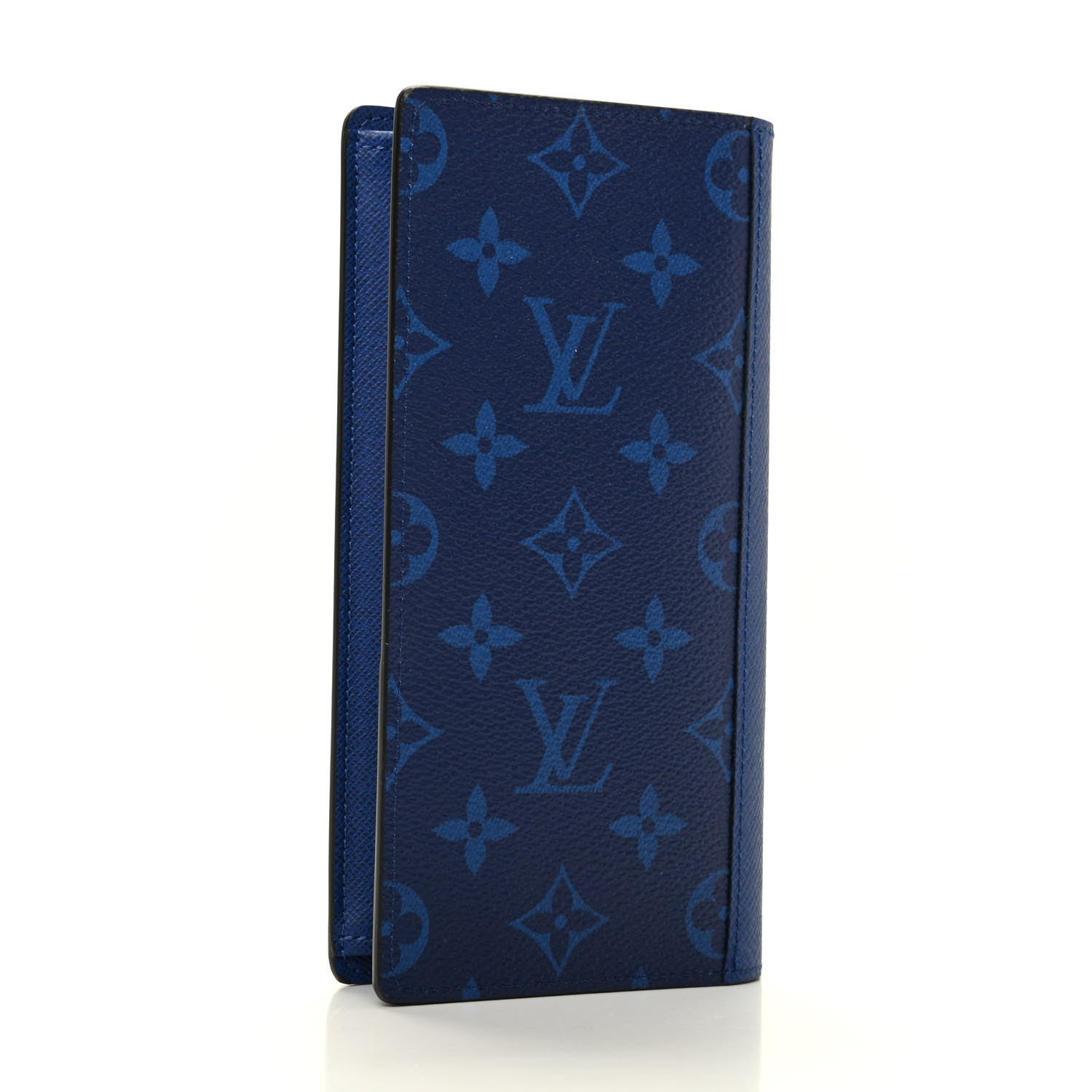 Louis Vuitton Taigarama Brazza Wallet NM Cobalt 3 of 8