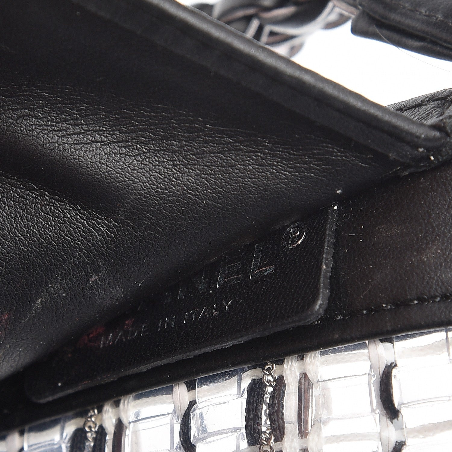 Chanel PVC Thread Woven Medium Boy Flap Black 6 of 9