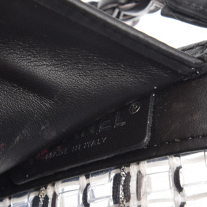Chanel PVC Thread Woven Medium Boy Flap Black 6 of 9