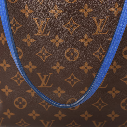 Louis Vuitton Monogram Articles de Voyage Ikat Neverfull MM Grand Blue 11 of 14