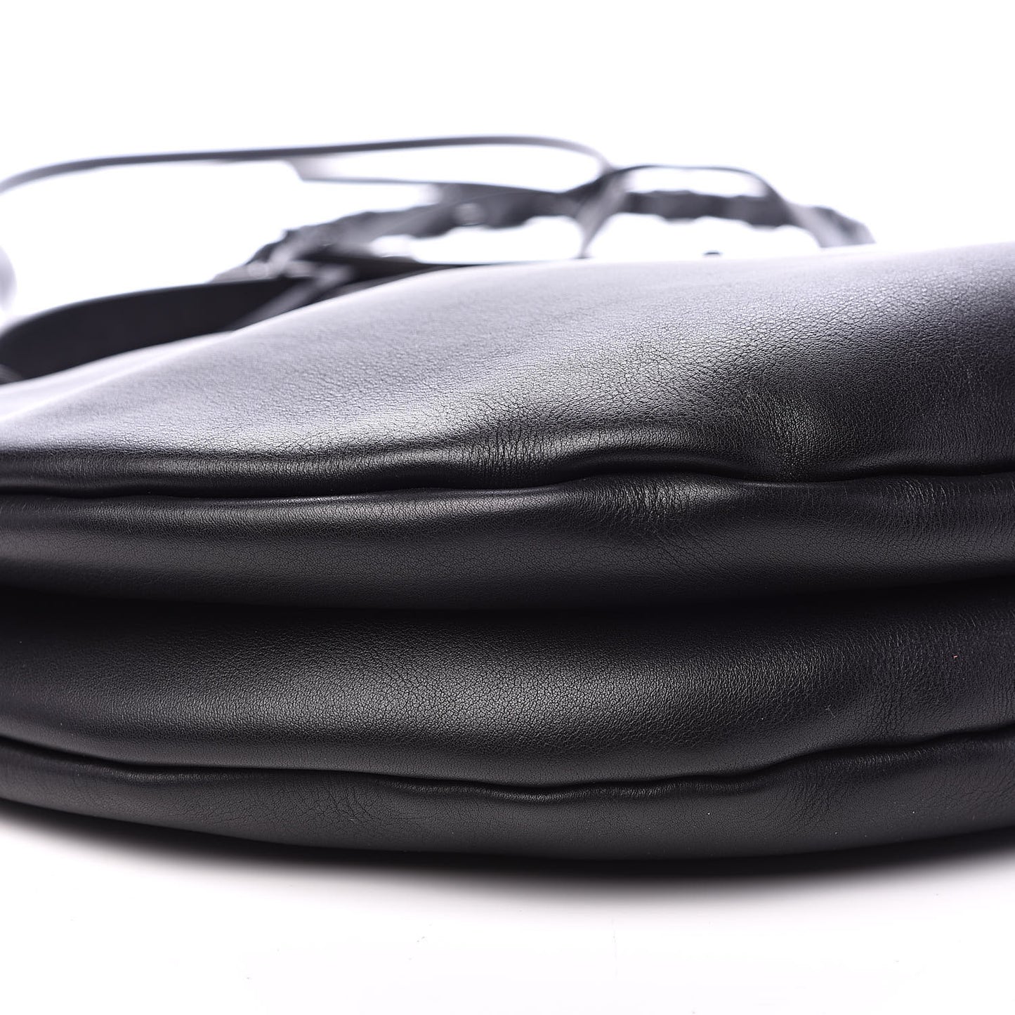 Calfskin Fortune Hobo Black