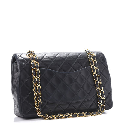 Chanel Lambskin Quilted Medium Double Flap Black 3 of 11