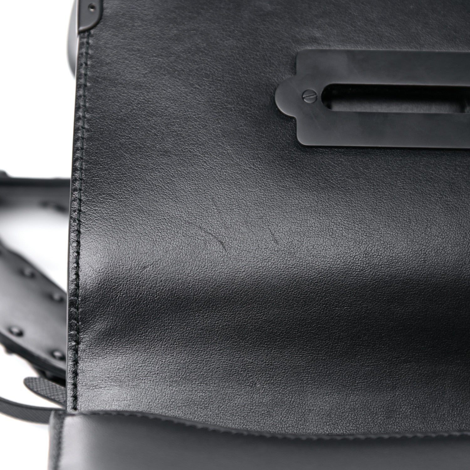 Prada City Calfskin Saffiano Cahier Bag Black 9 of 15