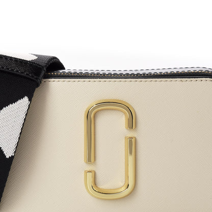 Marc Jacobs Saffiano Small Snapshot Camera Bag Cloud White Multicolor 13 of 13
