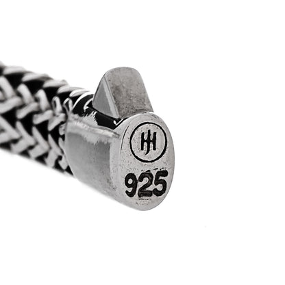 John Hardy Sterling Silver 4mm Classic Chain Bamboo Station Bracelet 3 of 4