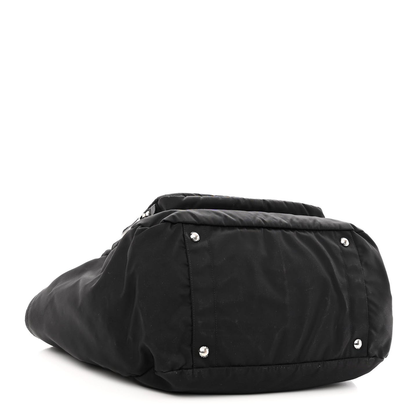 Tessuto Nylon Vela Diaper Bag Black