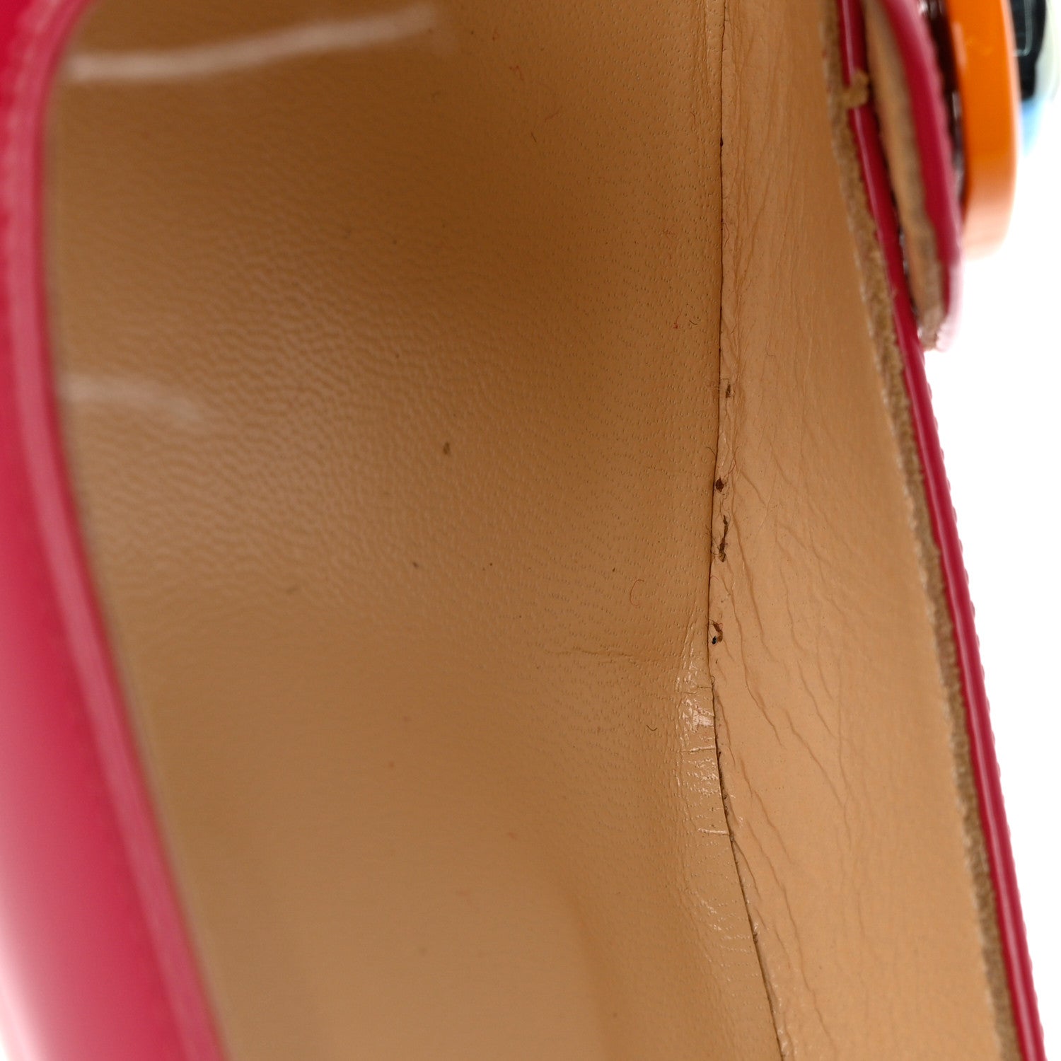 Christian Louboutin Patent Bibababy Flats 37 Rosa 9 of 11