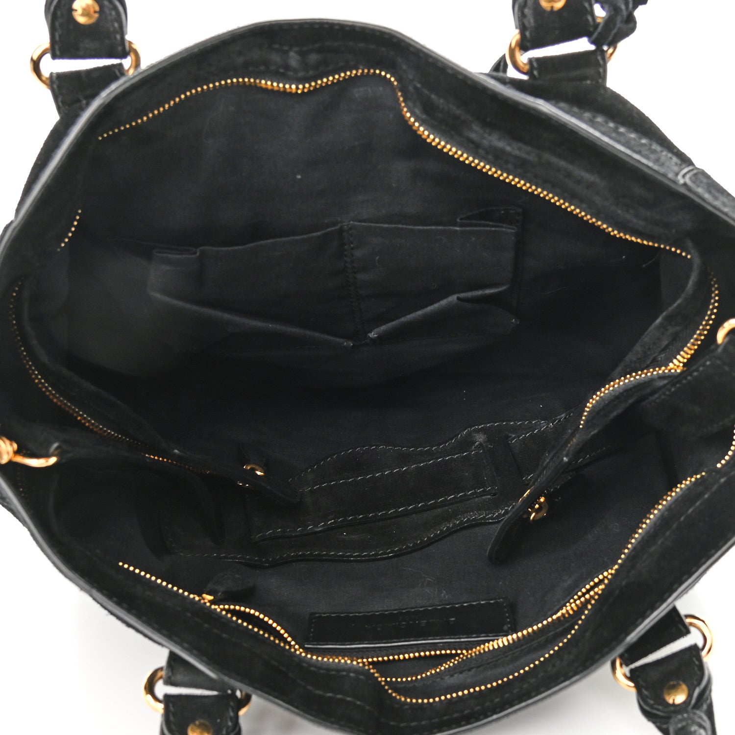Balenciaga Baby Daim Suede Giant 12 Gold Hardware City Black 6 of 11