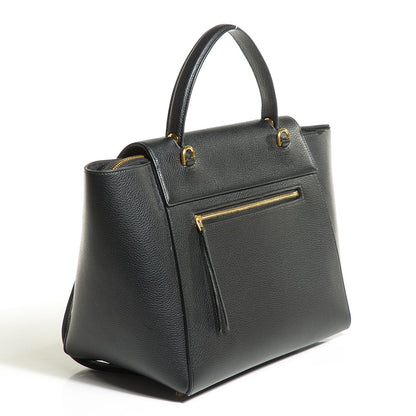 Celine Drummed Calfskin Small Belt Bag Black 3 of 9