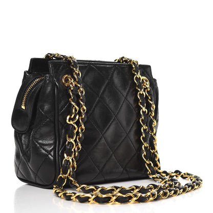Chanel Lambskin Quilted Small Shoulder Bag Black 3 of 8