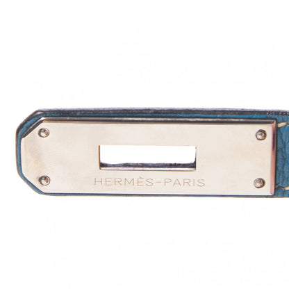 Hermes Togo Birkin 35 Blue Jean 28 of 31