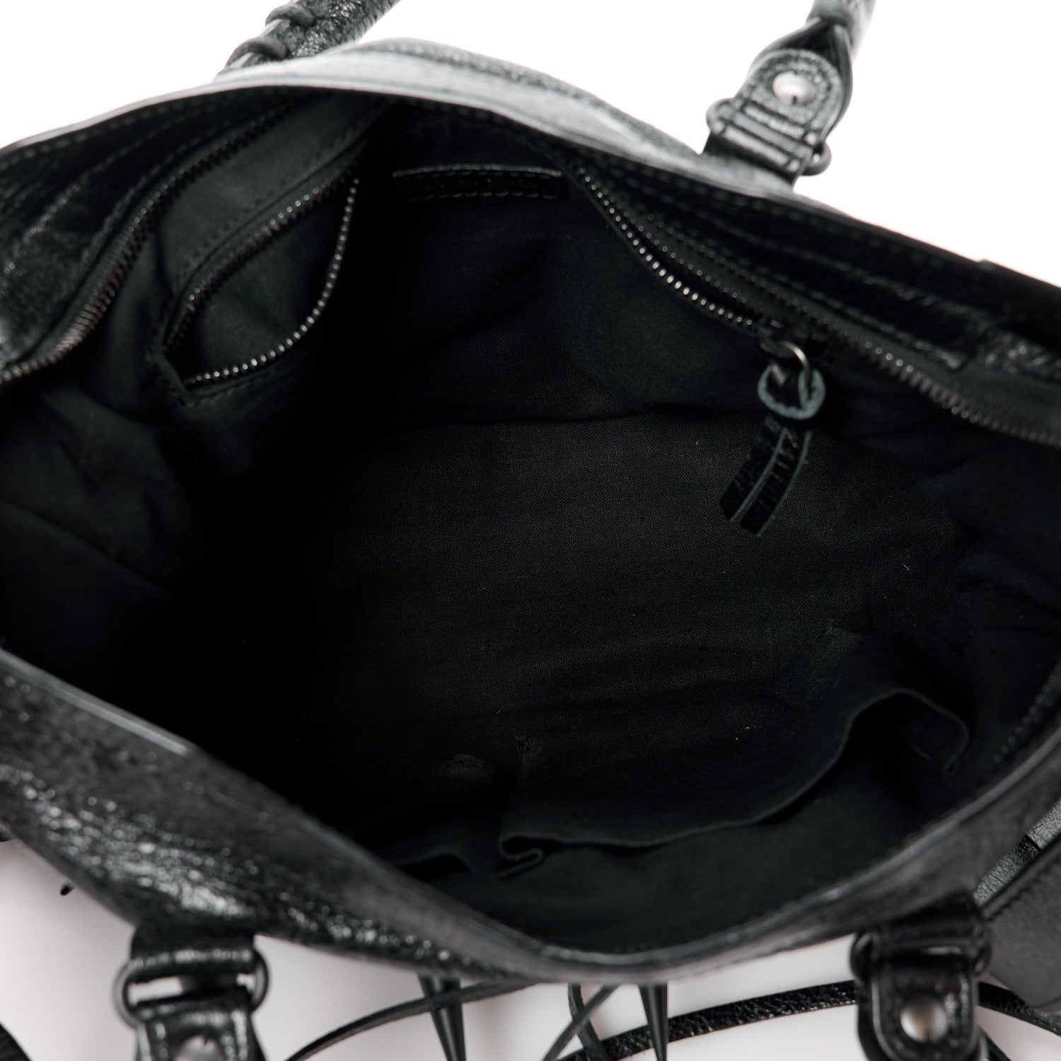 Balenciaga Agneau Spikes Black Hardware S City Black 6 of 11