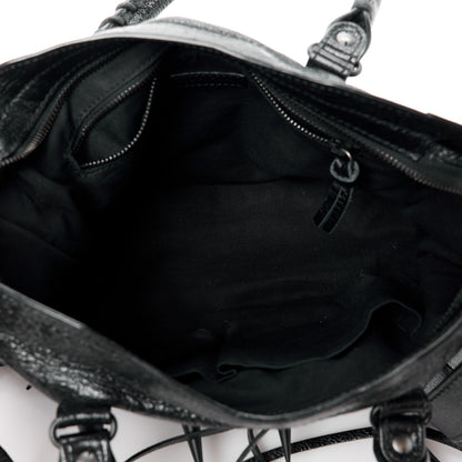 Balenciaga Agneau Spikes Black Hardware S City Black 6 of 11