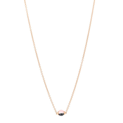 Pomellato 18K Rose Gold Moonstone Blue Sapphire M'Ama Non M'Ama Necklace 1 of 4