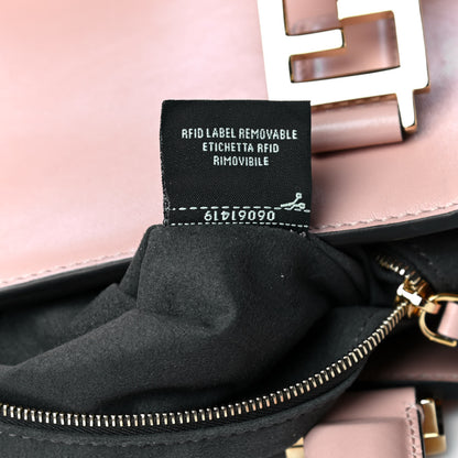 Fendi Vitello Glacier Small FF Tote Rosa Bourbon 8 of 13