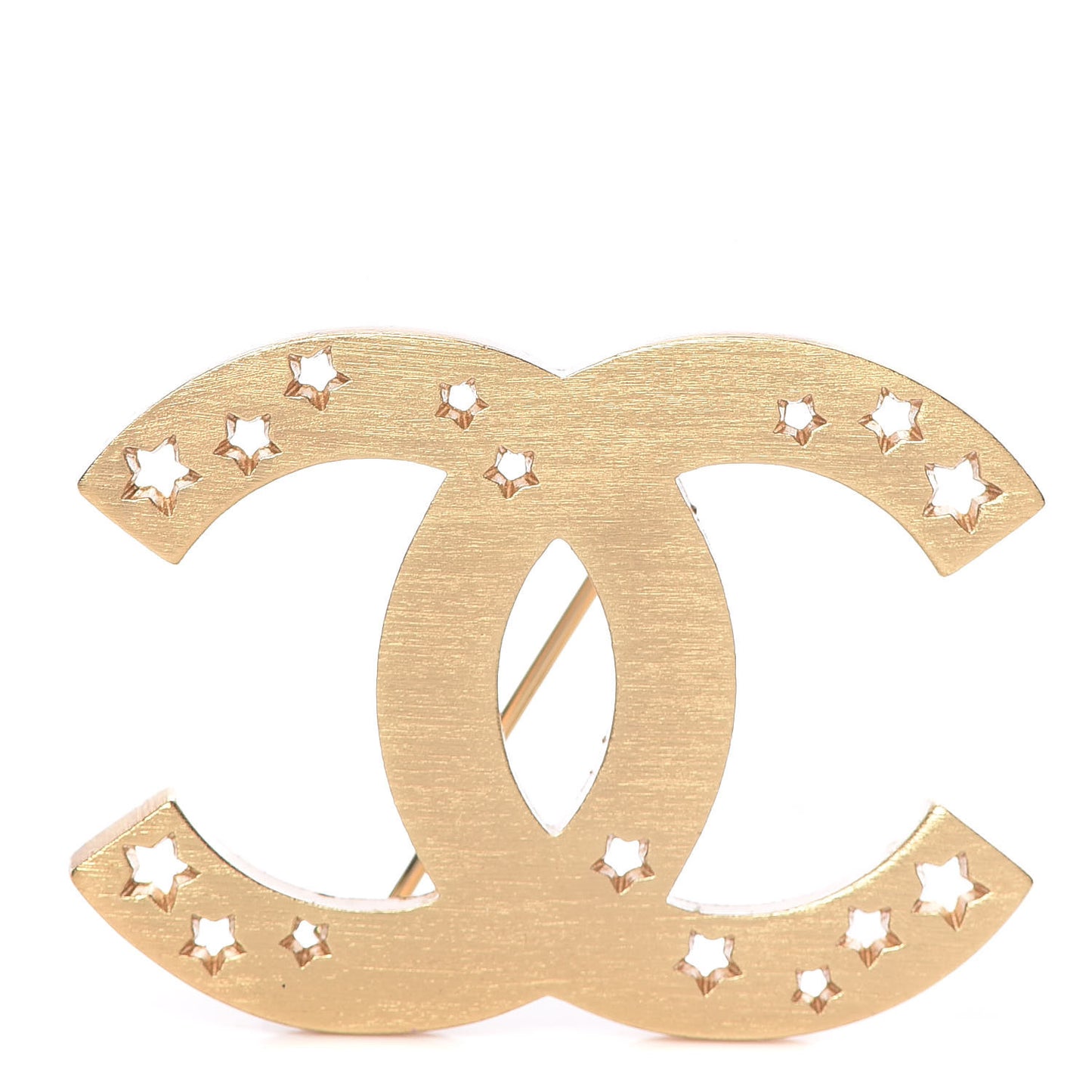CC Star Brooch Gold