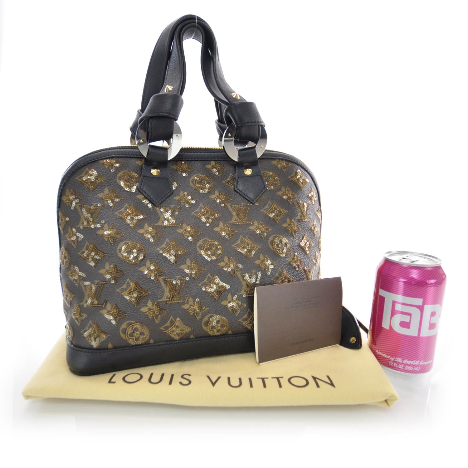 Louis Vuitton Monogram Sequins Eclipse Alma Ambre 3 of 7