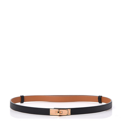 Hermes Epsom Kelly Belt Black 1 of 6