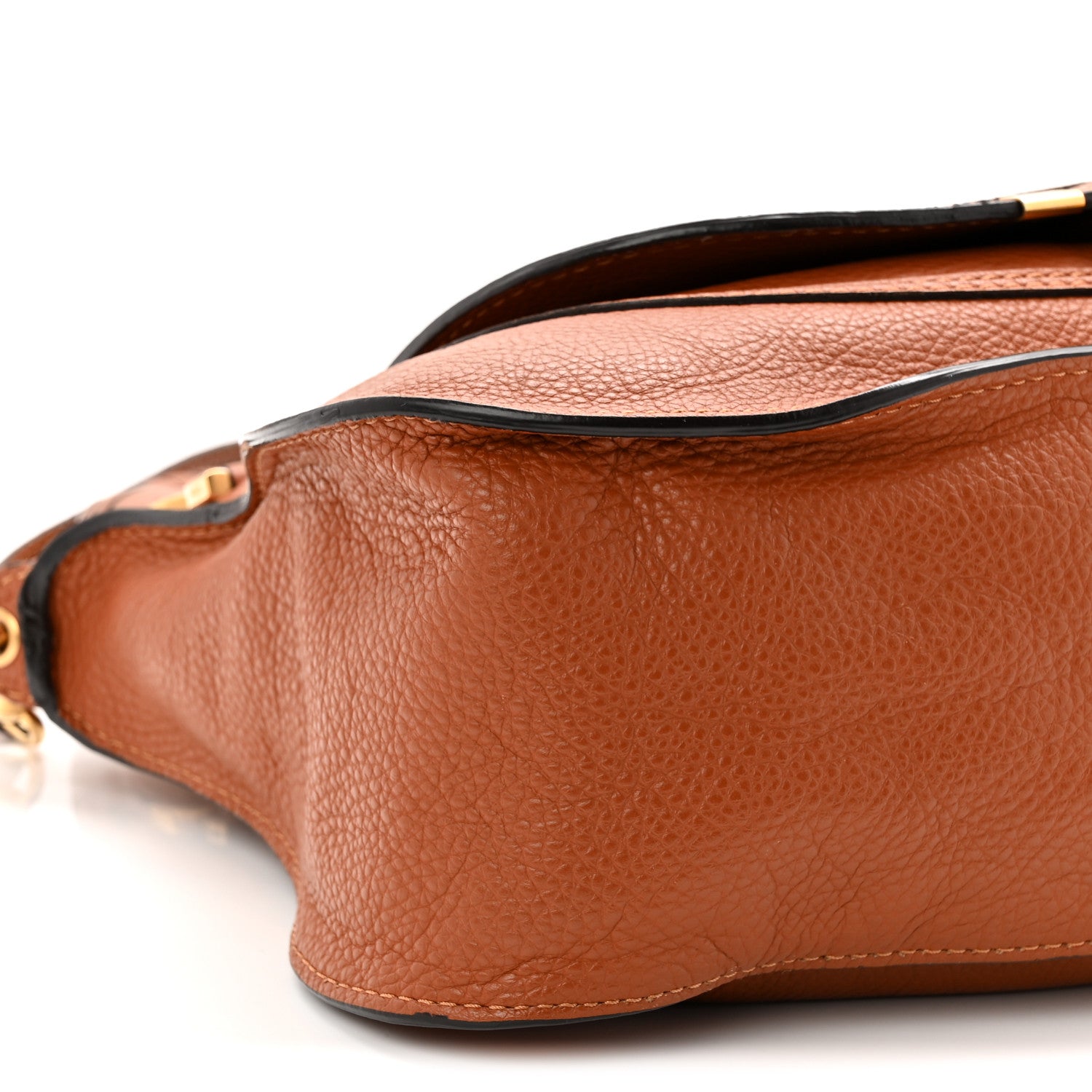 Chloe Calfskin Braided Medium Marcie Double Carry Tan 9 of 10