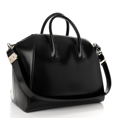 Givenchy Shiny Lord Calfskin Medium Antigona Black 3 of 10
