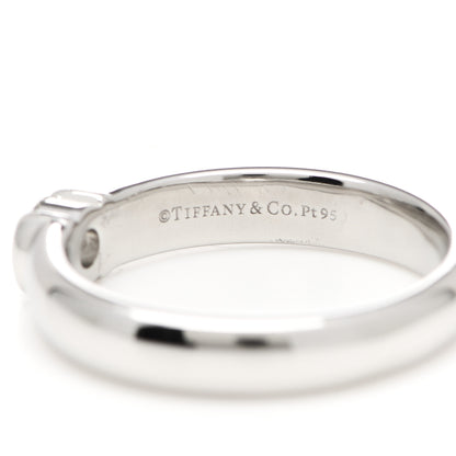 Tiffany Platinum Diamond .31ct Etoile Solitaire Engagement Ring 53 6.25 4 of 6