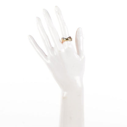 Cartier 18K Pink Yellow White Gold Trinity Ring Medium 57 8 2 of 5