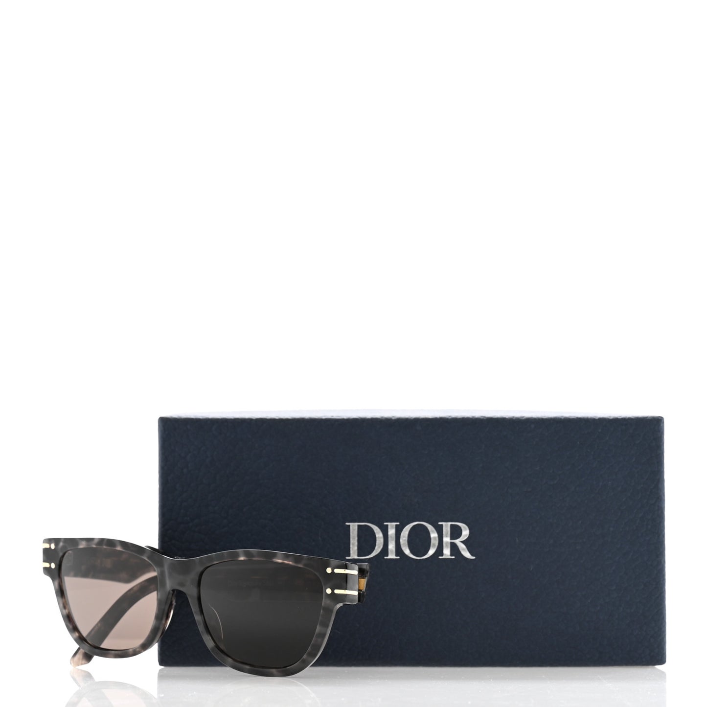 Diorsignature S6U Square Sunglasses Tortoise Grey