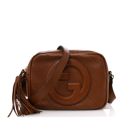Gucci Sakai Be Green Calfskin Diagonal Stitched Small Blondie Shoulder Bag Cuir 1 of 10