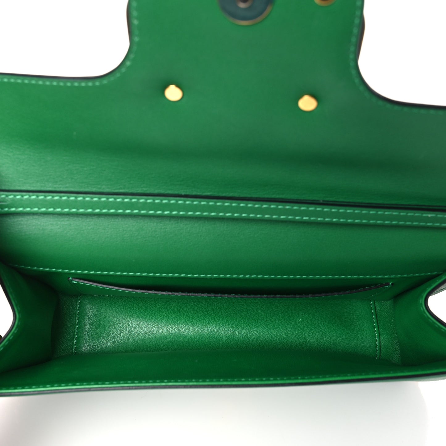 Calfskin Vlogo Loco Shoulder Bag Gea Green