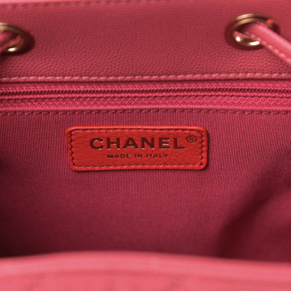 Chanel Caviar Quilted Backpack Bag Pink 6 of 13