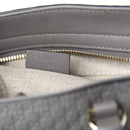 Gucci Microguccissima Small Bree Tote Graphite 6 of 9