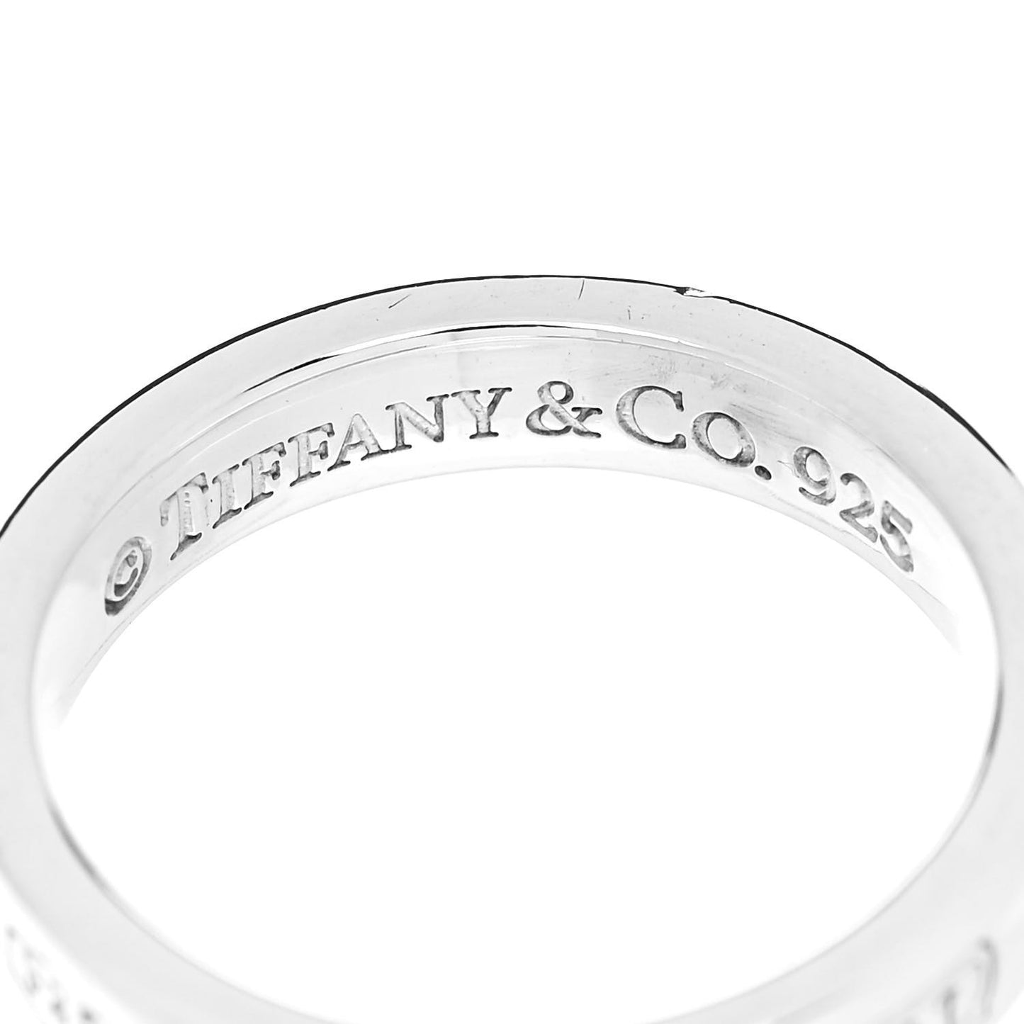 Sterling Silver Narrow 1837 Band Ring 51 5.75