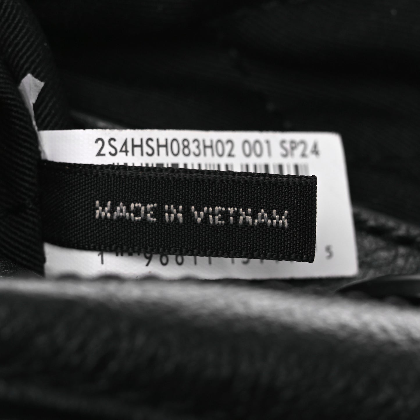 Goatskin The Large Cargo Bag Black