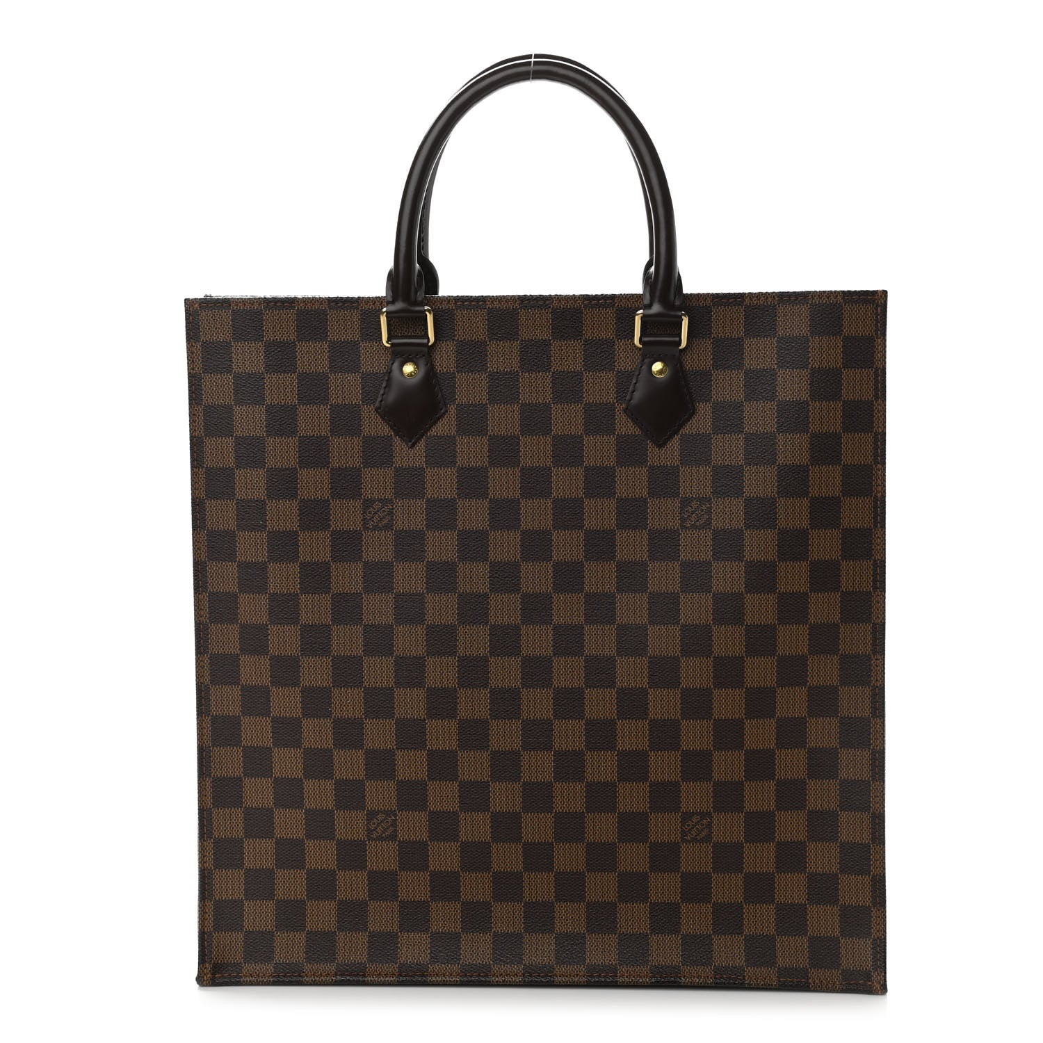 Louis Vuitton Damier Ebene Sac Plat NM 1 of 9