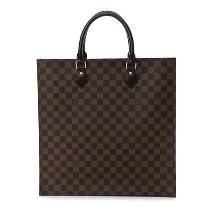 Louis Vuitton Damier Ebene Sac Plat NM 1 of 9