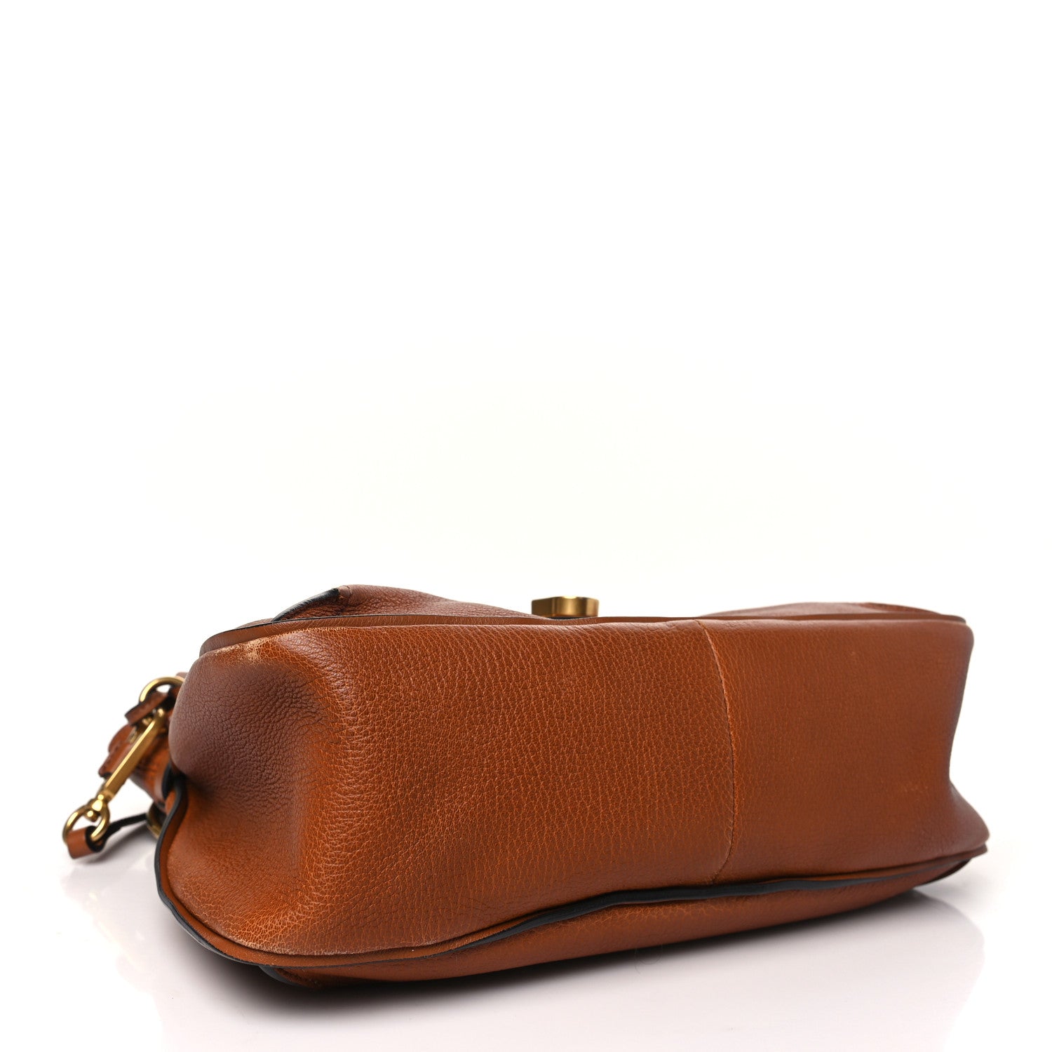 Chloe Grained Lambskin Medium Lexa Shoulder Bag Caramel 4 of 14