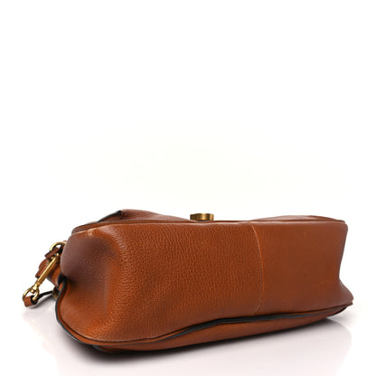 Chloe Grained Lambskin Medium Lexa Shoulder Bag Caramel 4 of 14
