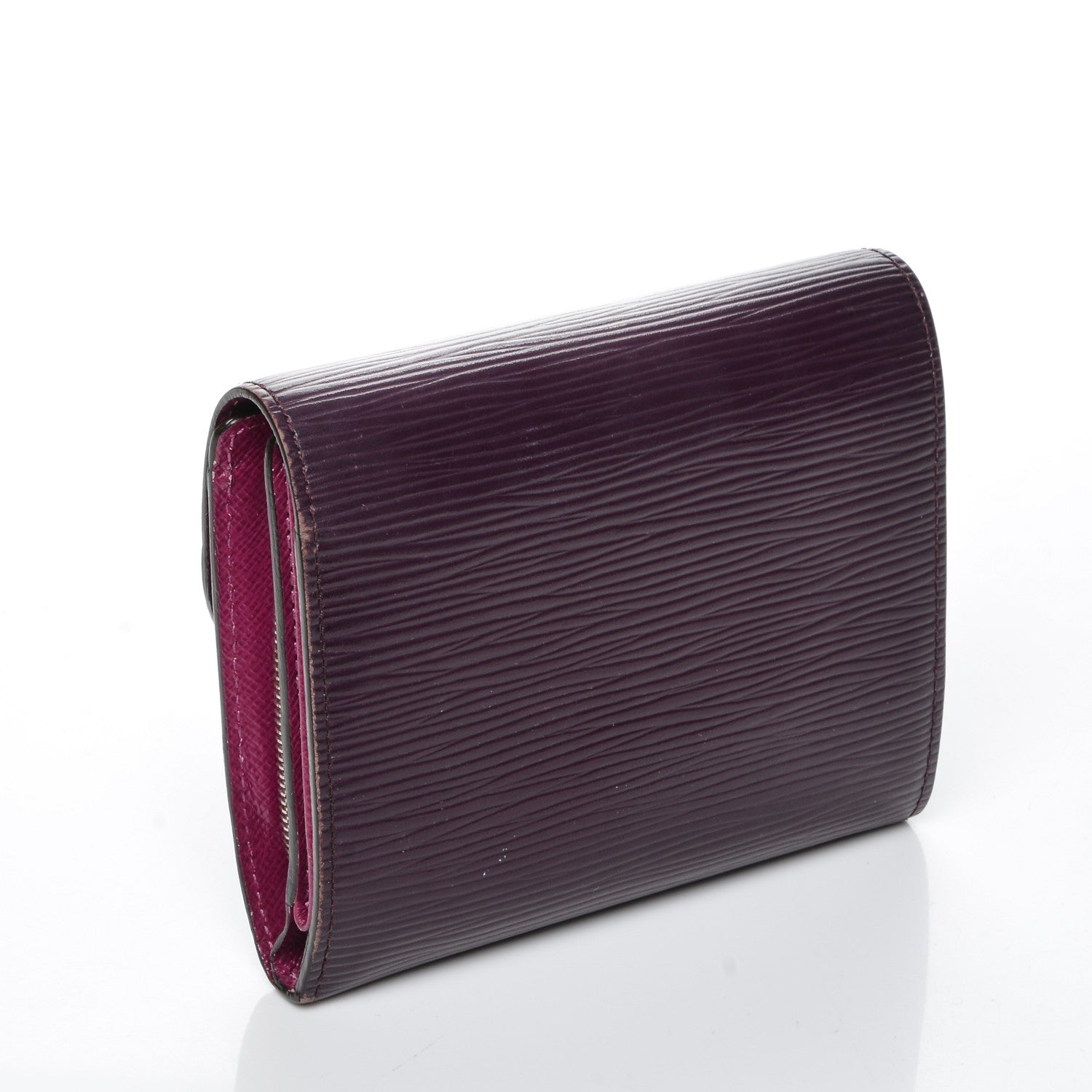 Louis Vuitton Epi Joey Wallet Cassis 3 of 7