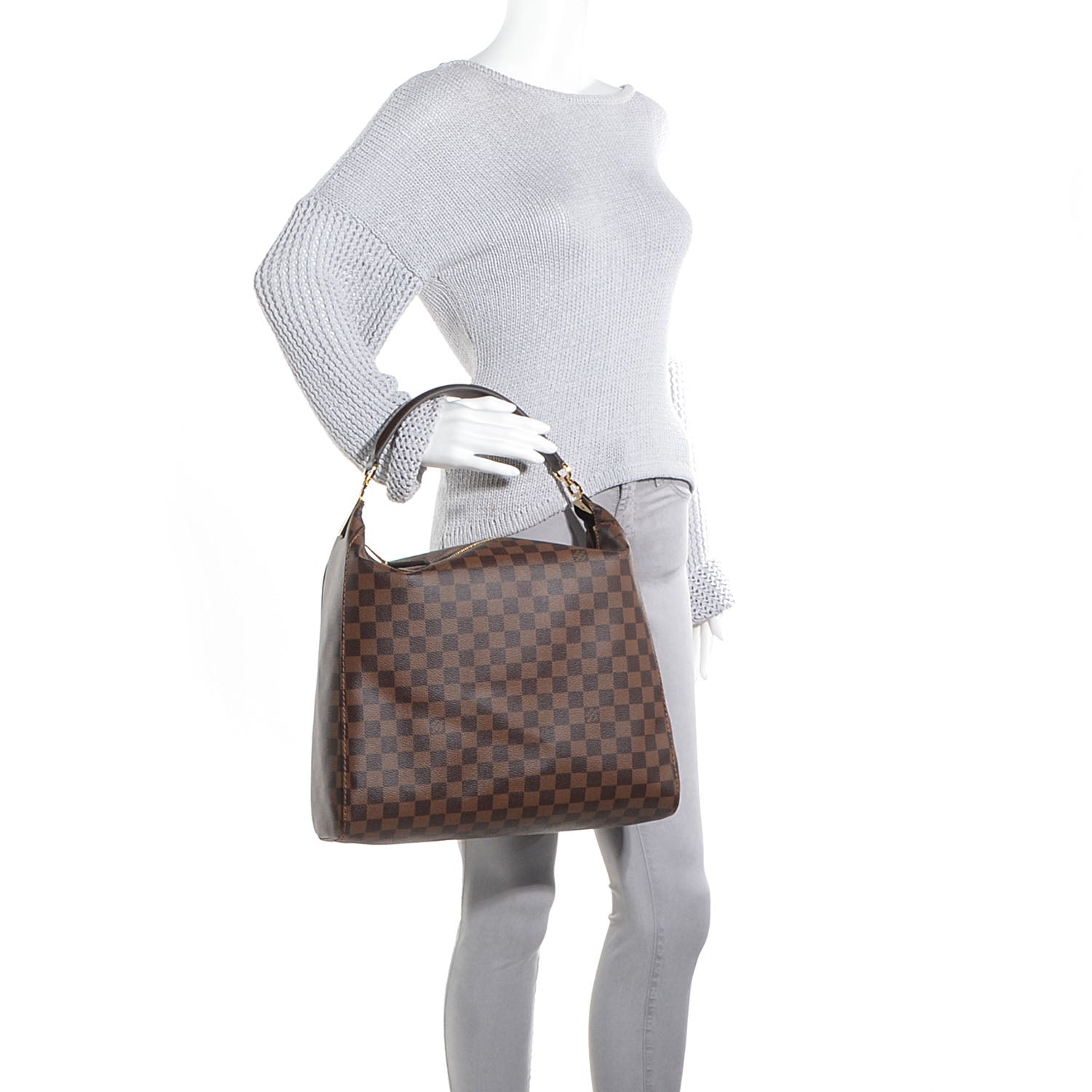 Louis Vuitton Damier Ebene Portobello GM 2 of 7
