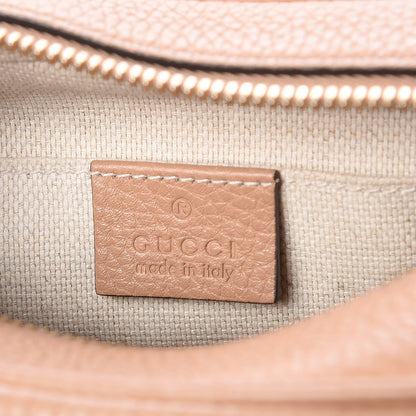 Gucci Pebbled Calfskin Small Soho Disco Bag Camelia 6 of 7