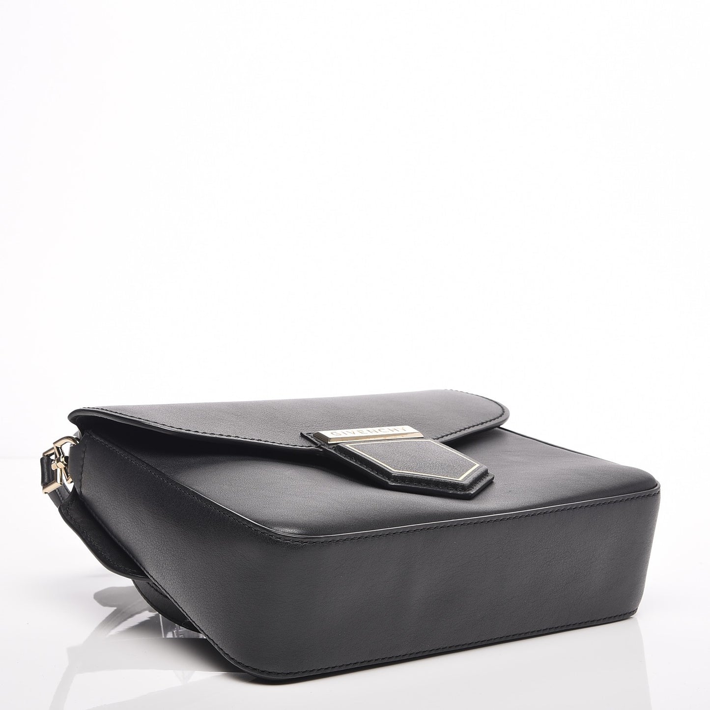 Calfskin Small Nobile Shoulder Bag Black
