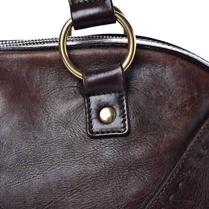 Saint Laurent Calfskin Oversized Muse Brown 20 of 25