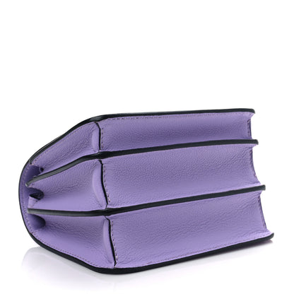 Versace Grained Calfskin La Medusa Shoulder Bag Lilac 3 of 6
