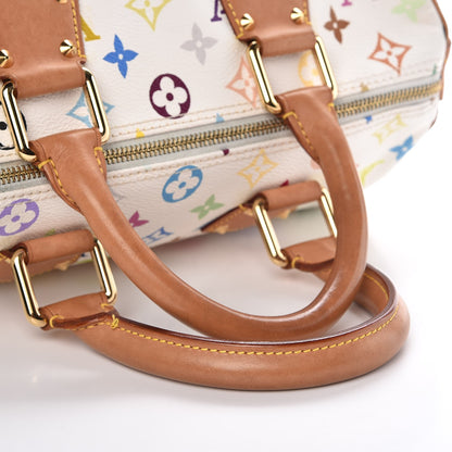 Louis Vuitton Monogram Multicolor Speedy 30 White 10 of 11